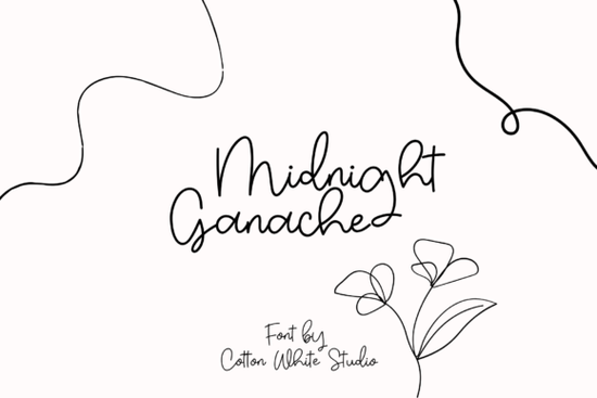 Midnight Ganache Font